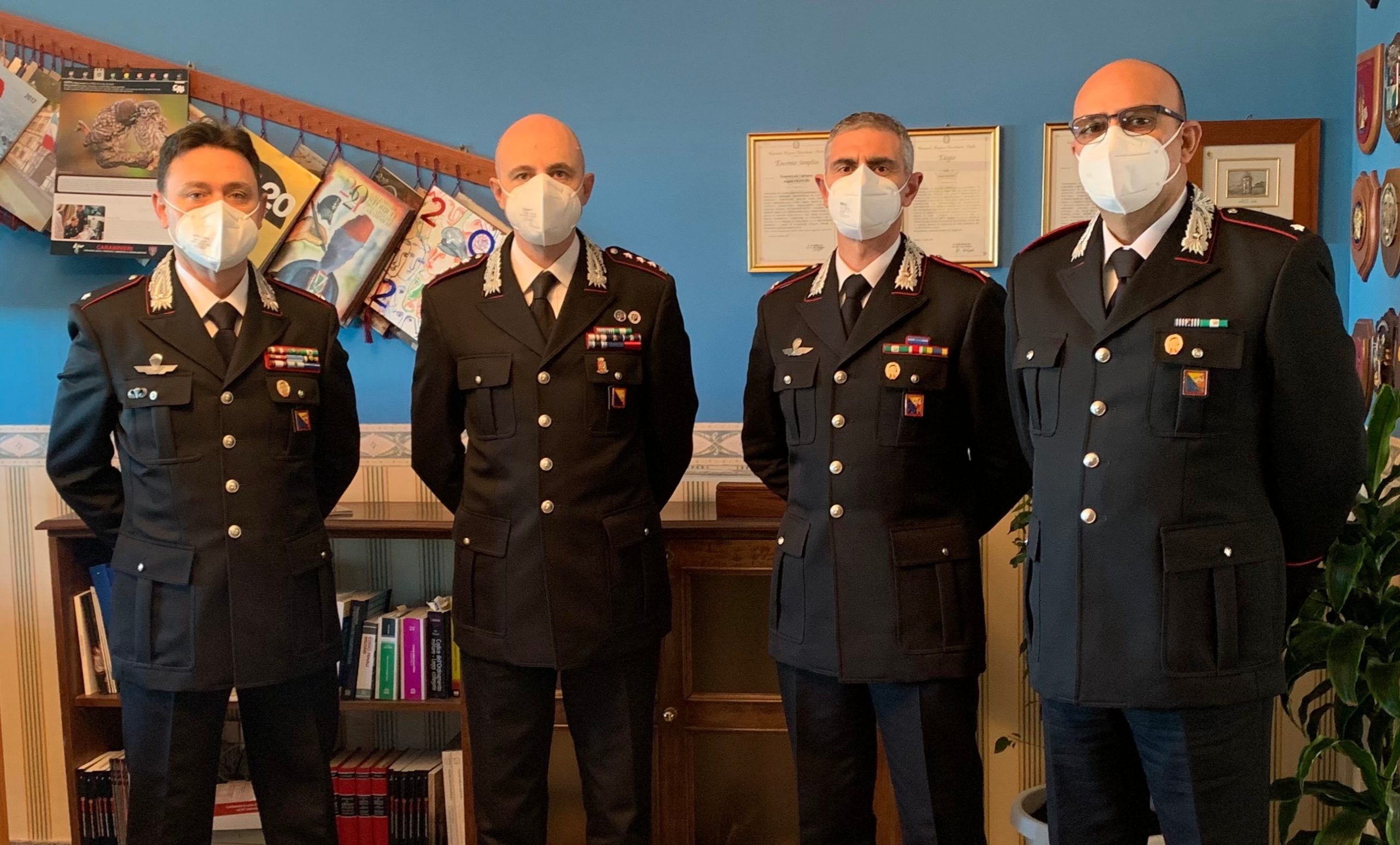 Carabinieri: chi sono i 4 nuovi ufficiali che entrano nel comando dell’Ennese