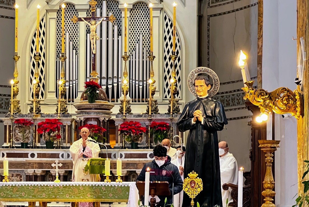 San Cataldo, Chiesa Madre. Solenne celebrazione eucaristica per San Giovanni Bosco, il vescovo Russotto: “… per amore non per forza”