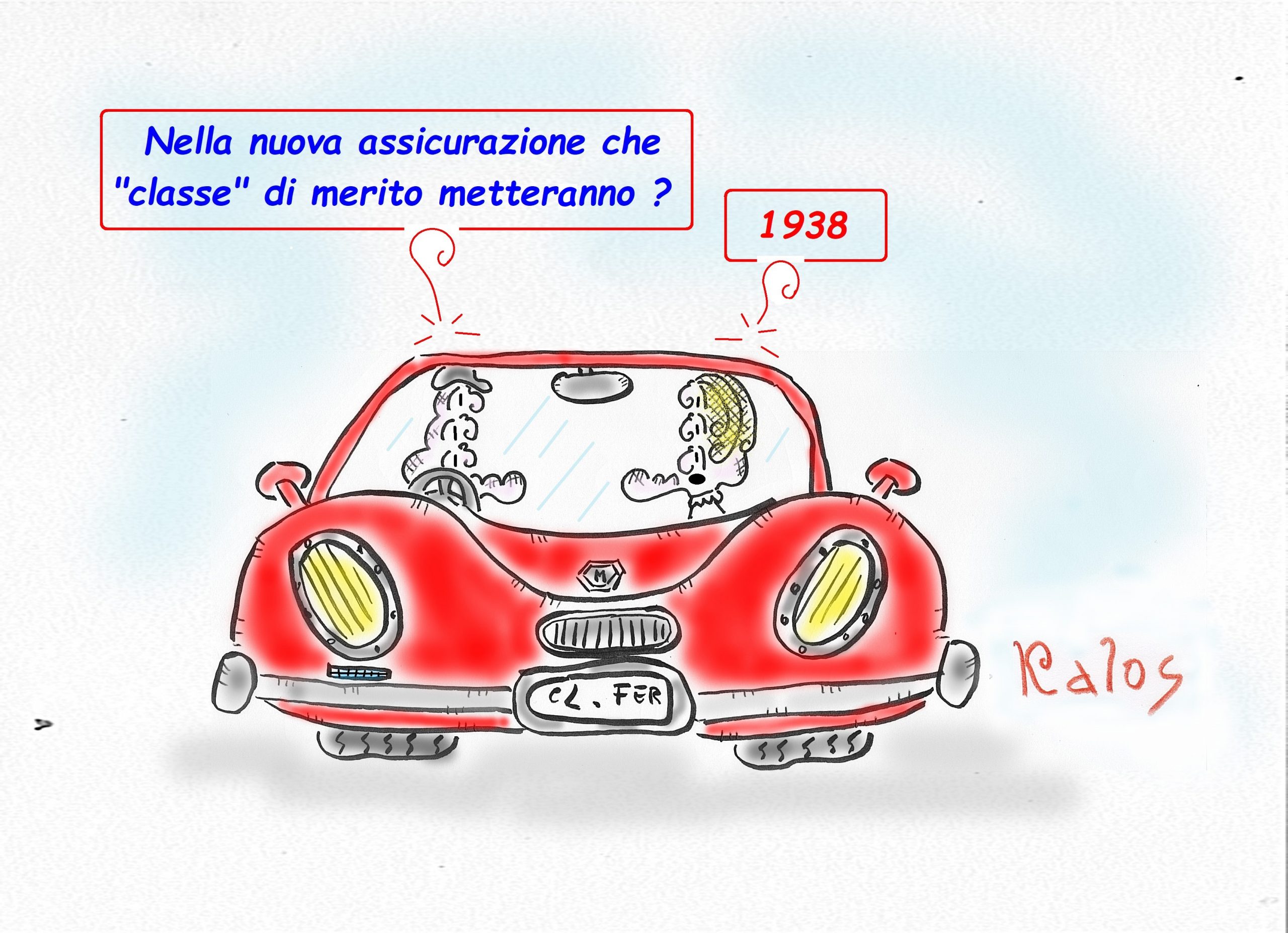 80enne (classe 1938) fermato in auto dalla polizia confessa: “Guido da 70 anni senza patente e assicurazione”.