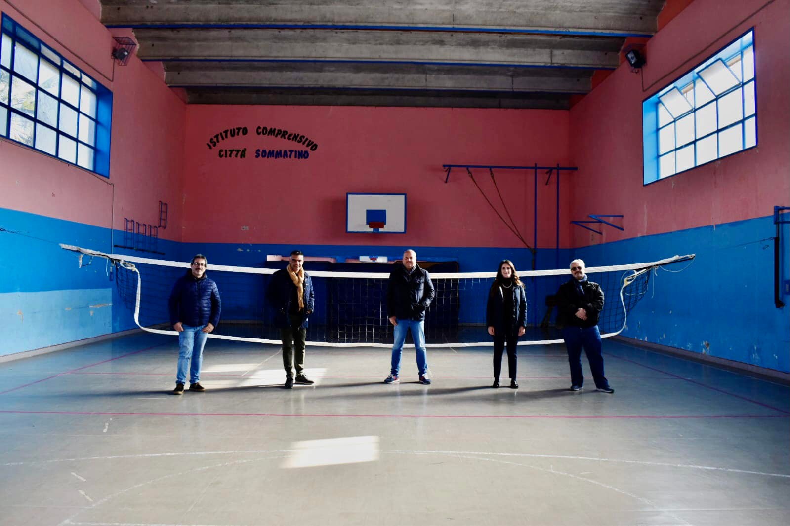 Al via a Sommatino i lavori nella palestra scolastica di vicolo Settembrini