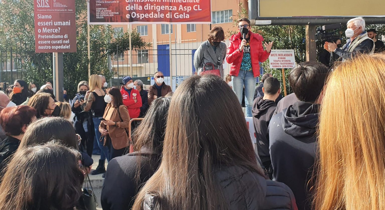 Gela: sit in di protesta per restituire dignità all’Ospedale e ai suoi operatori