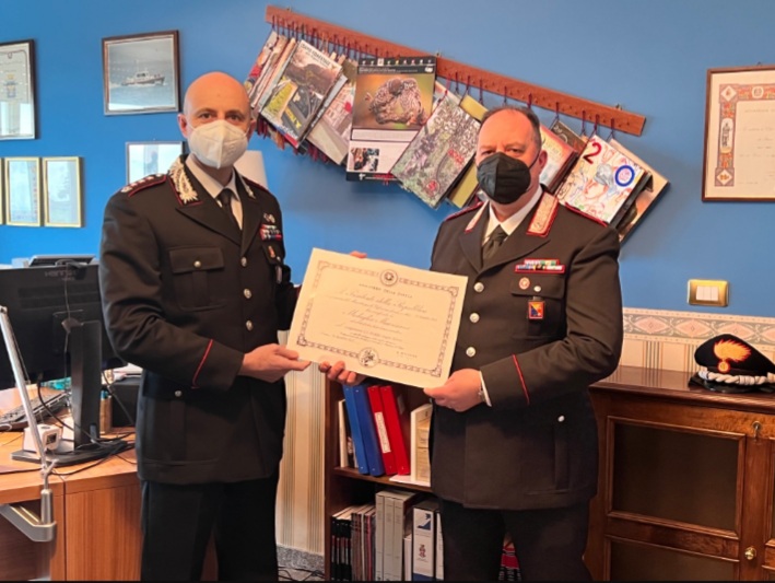 Sicilia, Carabinieri: militari insigniti della medaglia Mauriziana