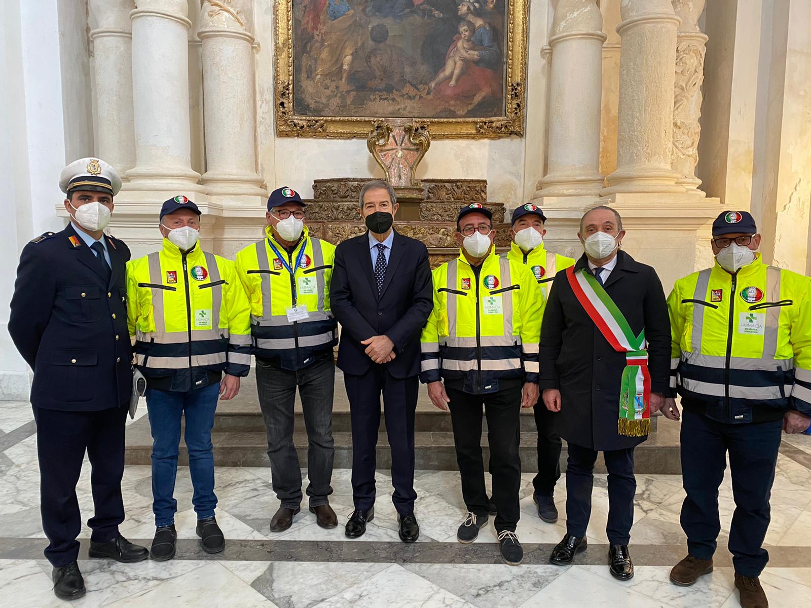Musumeci nel nisseno a Mazzarino, in visita all’ex Collegio dei Gesuiti: “Il cambiamento parte dai territori”