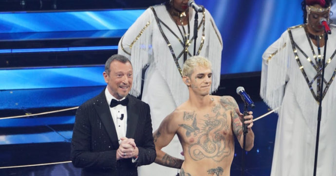 Sanremo: Achille Lauro punk, Noemi Diva in rosa, le pagelle ai look della prima serata