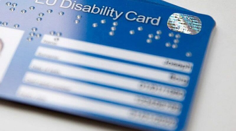 Da oggi è possibile fare richiesta, tramite portale Inps, della Carta Europea della Disabilità (CED)