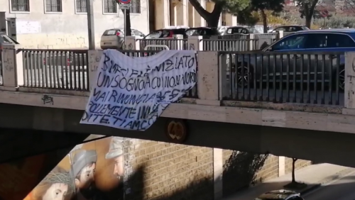 Caltanissetta, il ponte dell’amore in via Rosso di San Secondo