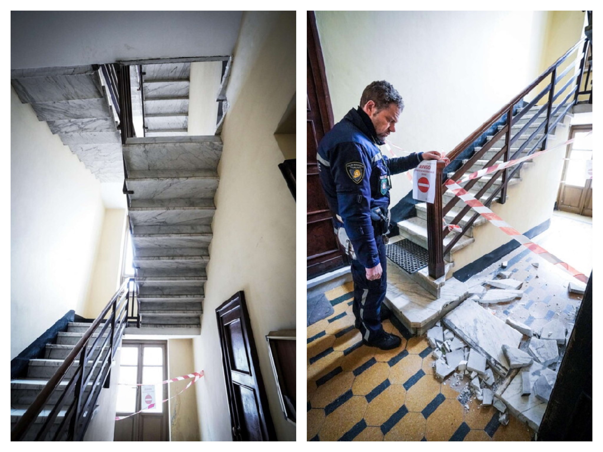 Italia, crollano le scale di un palazzo: ferito un 13enne