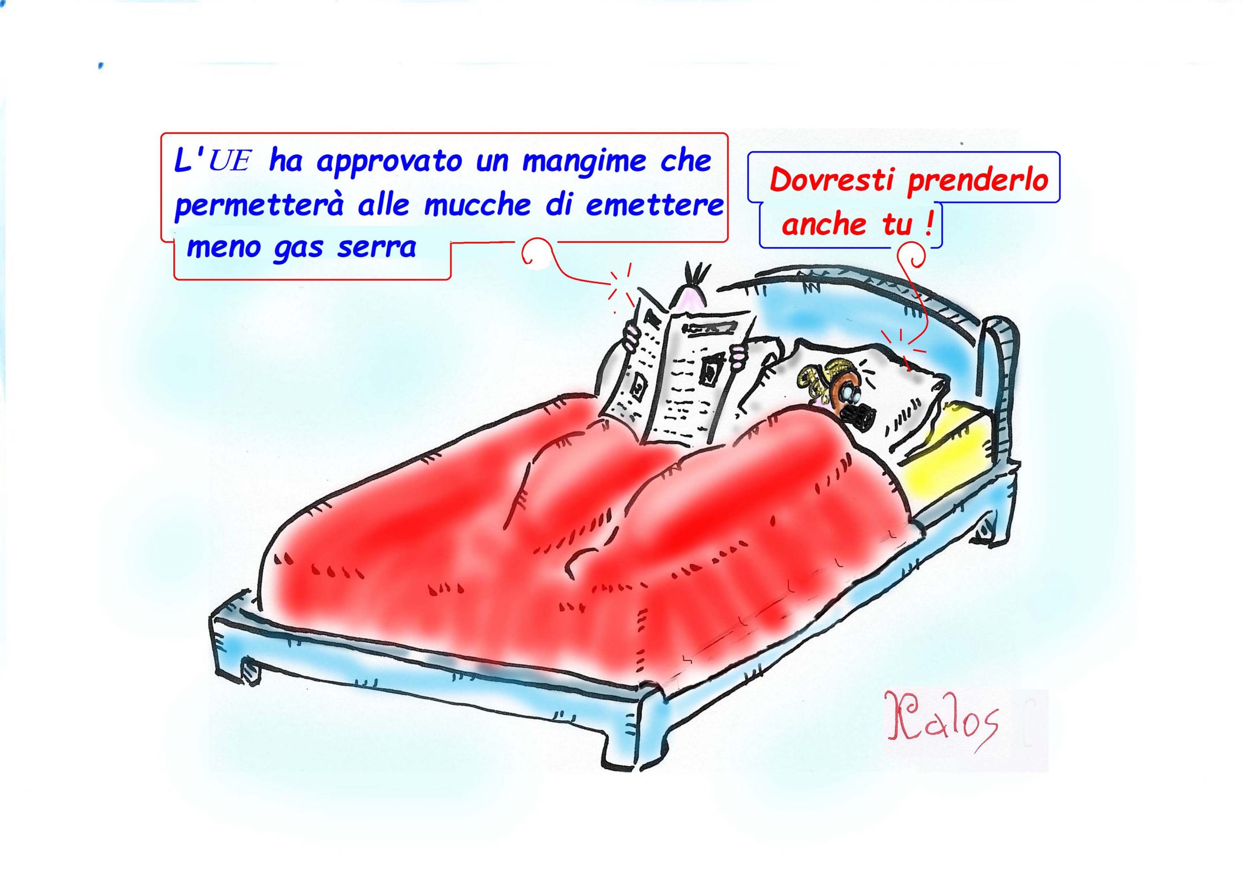 Tempo di vacche “ meno gassose”.