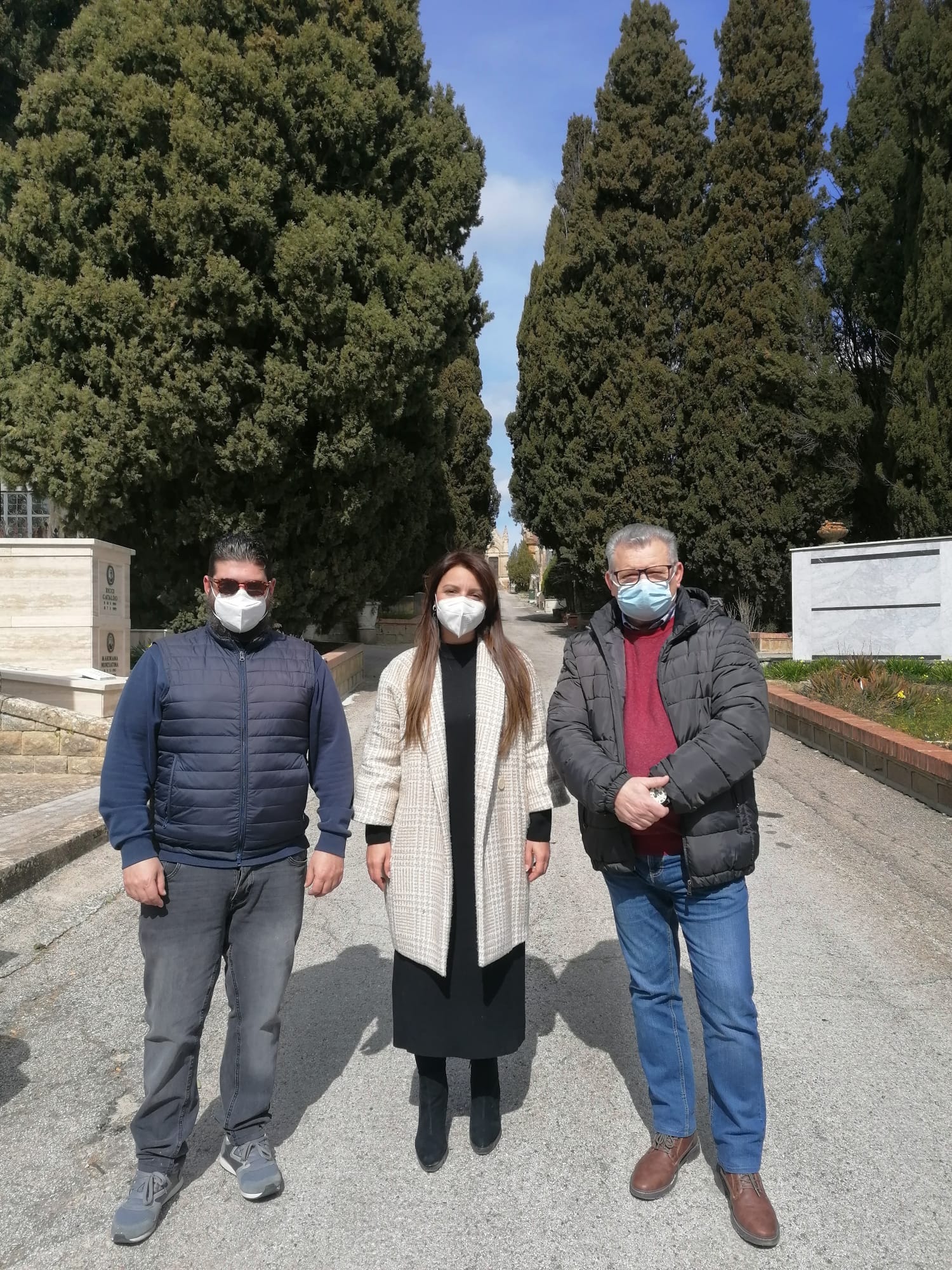 San Cataldo. Sopralluogo al cimitero comunale. L’assessore Giarratano: “trovato un cimitero con strade pulite e ordinate”