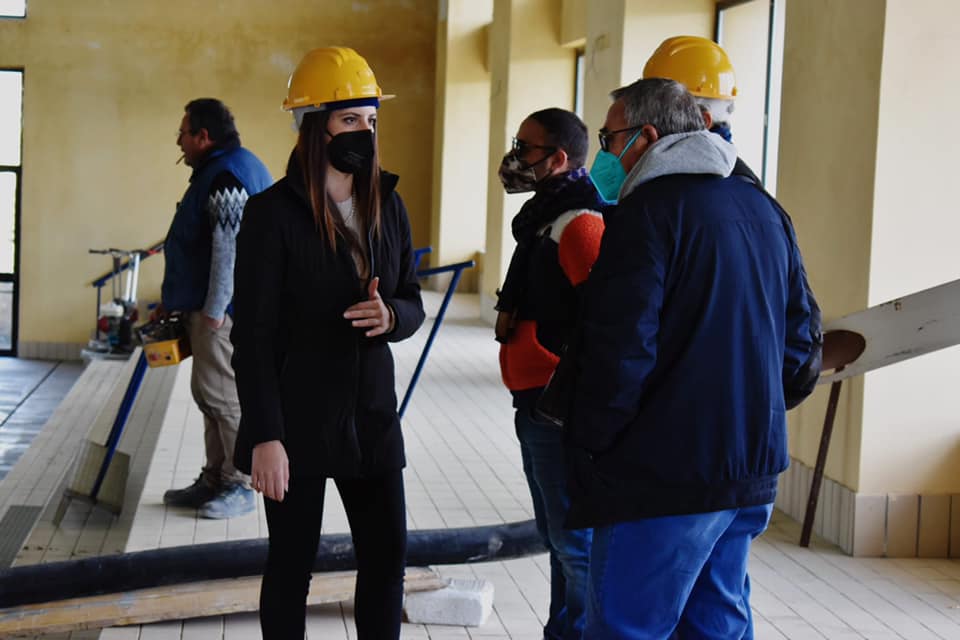 Sommatino. In corso interventi di efficientamento energetico e di manutenzione straordinaria del palazzetto dello sport