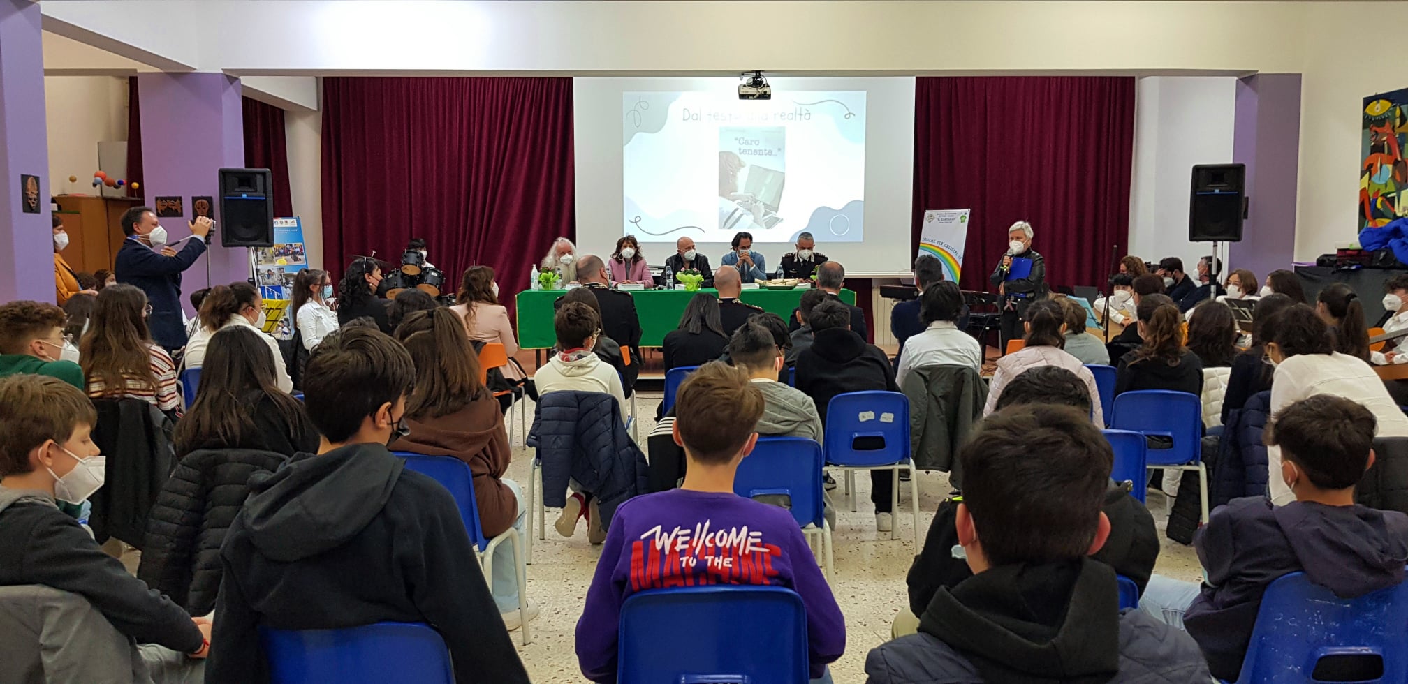 San Cataldo: alla Carducci con “Caro Tenente” studenti a lezione di legalità