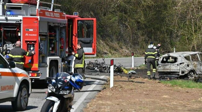 Italia, schianto tra tre moto e un’auto nella Bergamasca: due morti e quattro feriti