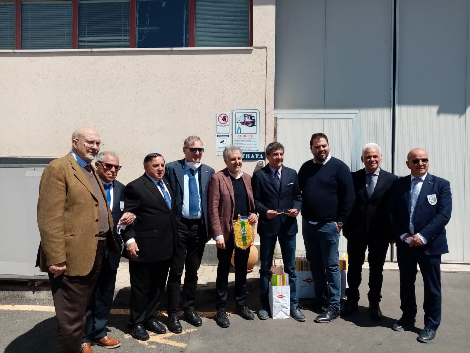 Visita del Consolato dei Maestri del Lavoro di Caltanissetta all’azienda Condorelli di Belpasso