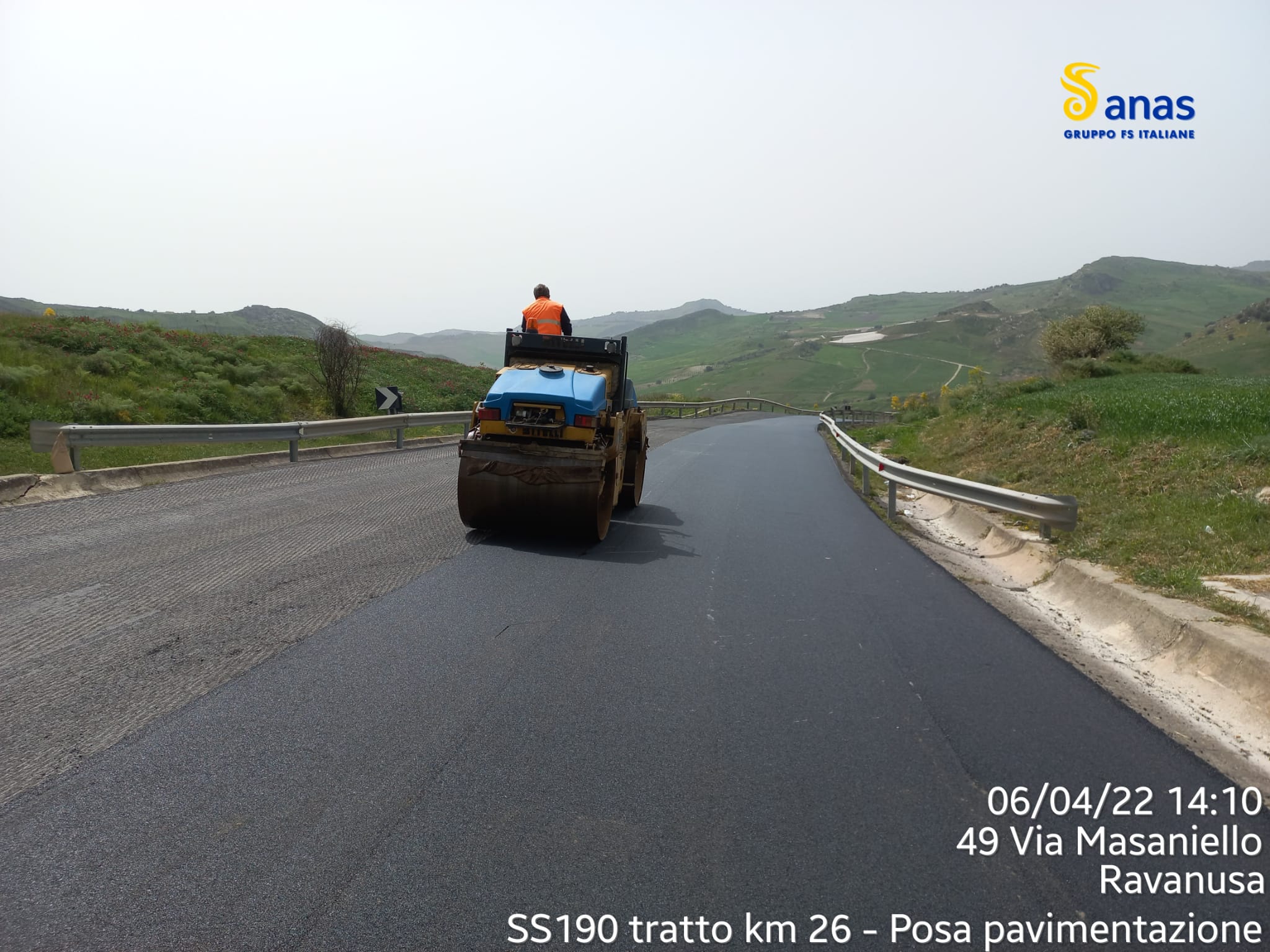 Viabilità in Provincia. Cancelleri: “Ripristinata in pochi giorni la pericolosa curva Palladio sulla SS 190”