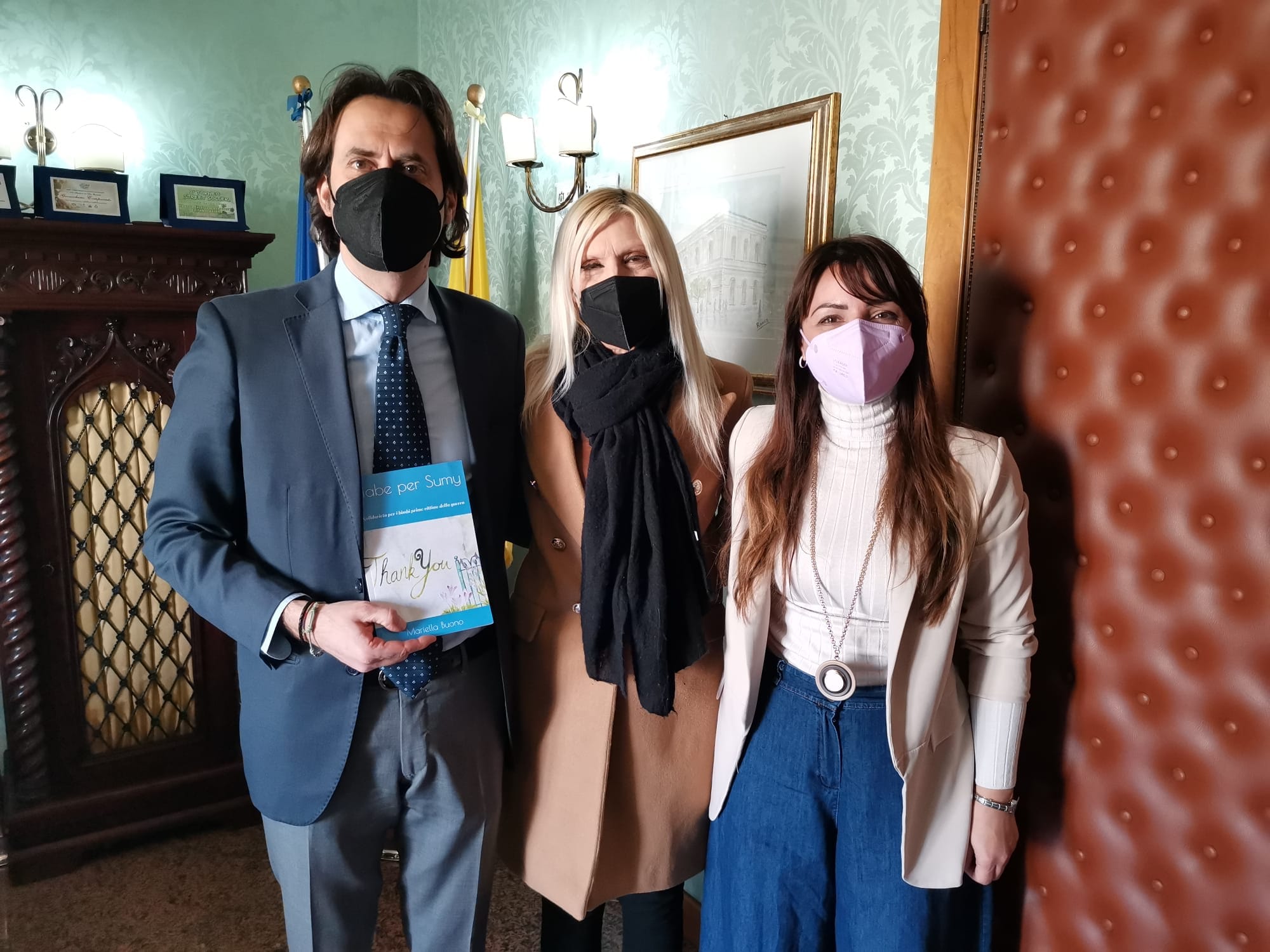 San Cataldo. Disponibilità dell’amministrazione comunale per il libro “Fiabe per Sumy” di Mariella Buono i cui proventi saranno destinati ai bimbi ucraini