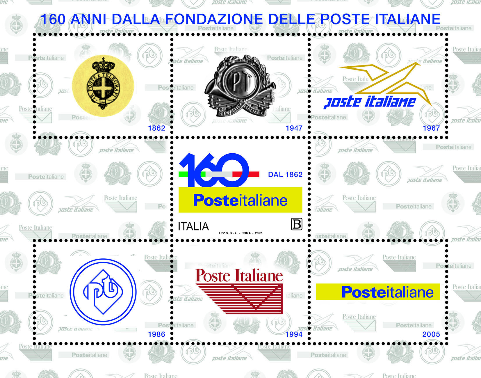 Poste Italiane: emesso un francobollo celebrativo dei 160 anni