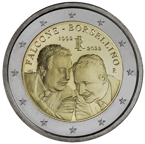 Il Poligrafico e Zecca dello Stato rende omaggio con una moneta commemorativa a Falcone e Borsellino nell’anniversario delle stragi di Capaci e via D’Amelio