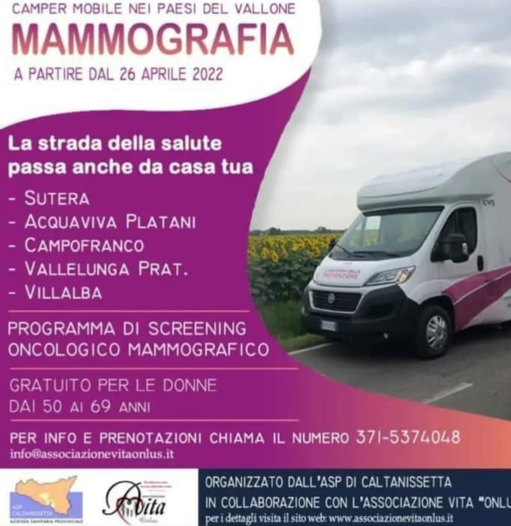 Villalba, screening mammografico al centro diurno