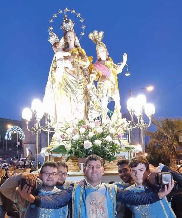 Mussomeli, Simulacro Madonna delle Vanelle nuovamente in processione dopo le restrizioni della pandemia