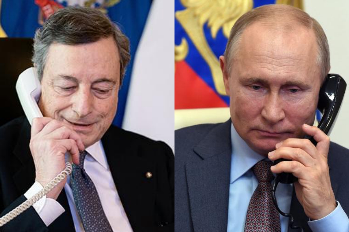 Draghi chiama Putin al telefono. “Sbloccate il grano ucraino”. Il premier non vede spiragli di pace
