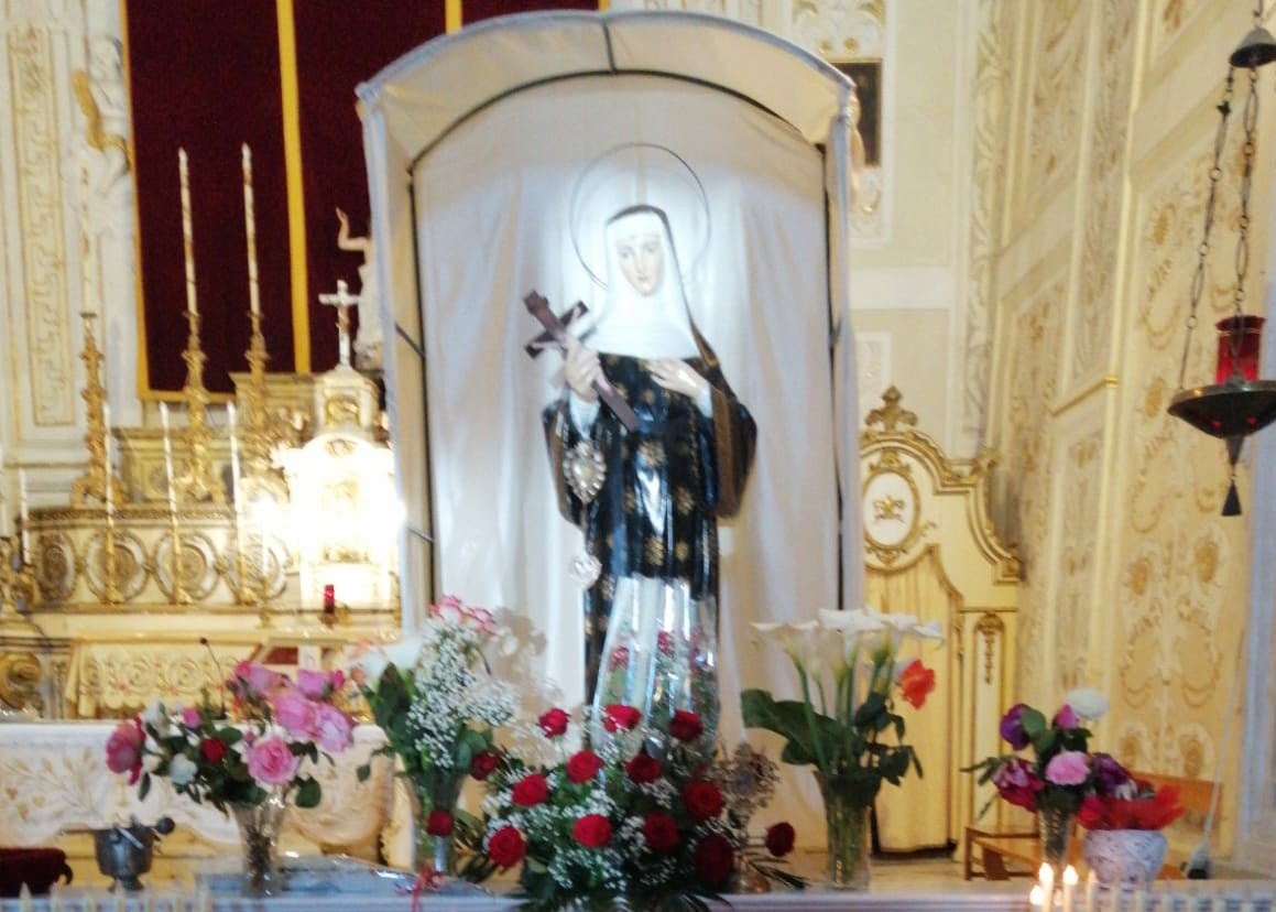 La ricorrenza di Santa Rita a Mussomeli nella chiesa di Santa Maria