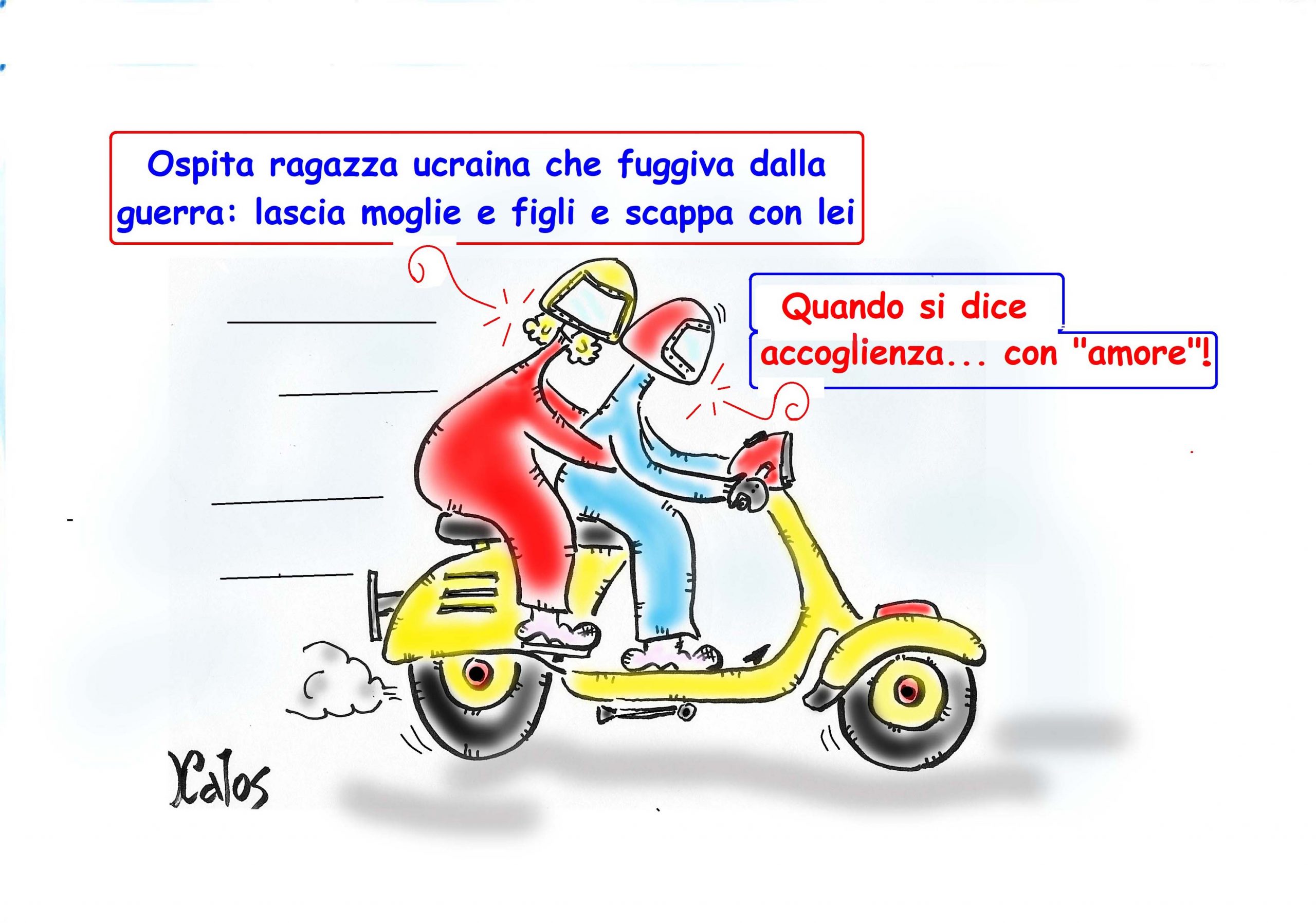 Ospita una ragazza ucraina che scappava dalla guerra ma…