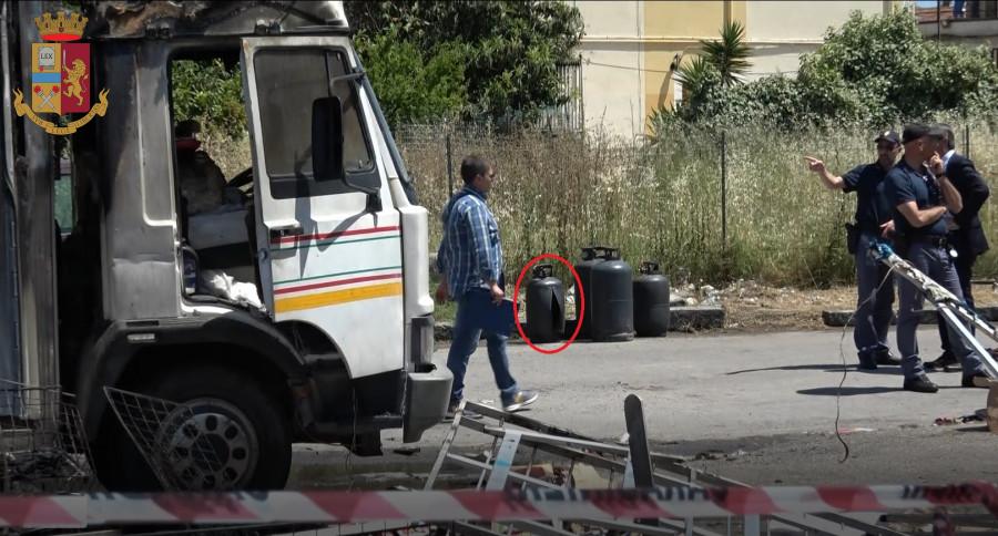 Gela, esplosione al mercato settimanale di via Madonna del Rosario: le indagini della Polizia hanno consentito completa ricostruzione dei fatti