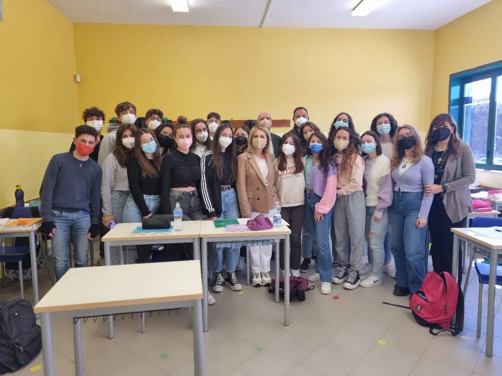Studenti del Liceo classico Cafarà di Mazzarino