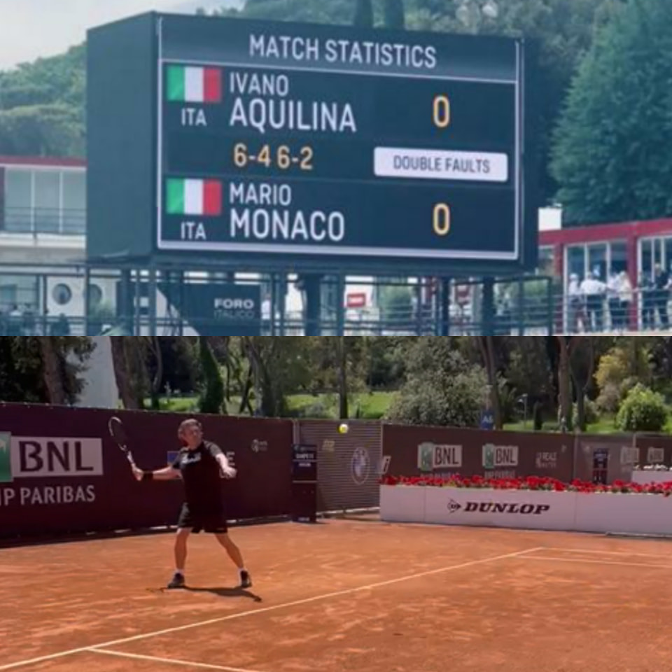 Al Foro Italico si spegne in semifinale il sogno di Ivano Aquilina. Eliminato anche il doppio del Tennis Club Caltanissetta nei quarti di finale.