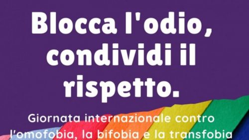 San Cataldo. L’amministrazione comunale ha aderito alla campagna di RE.A.DY contro discriminazioni per orientamento sessuale e identità di genere
