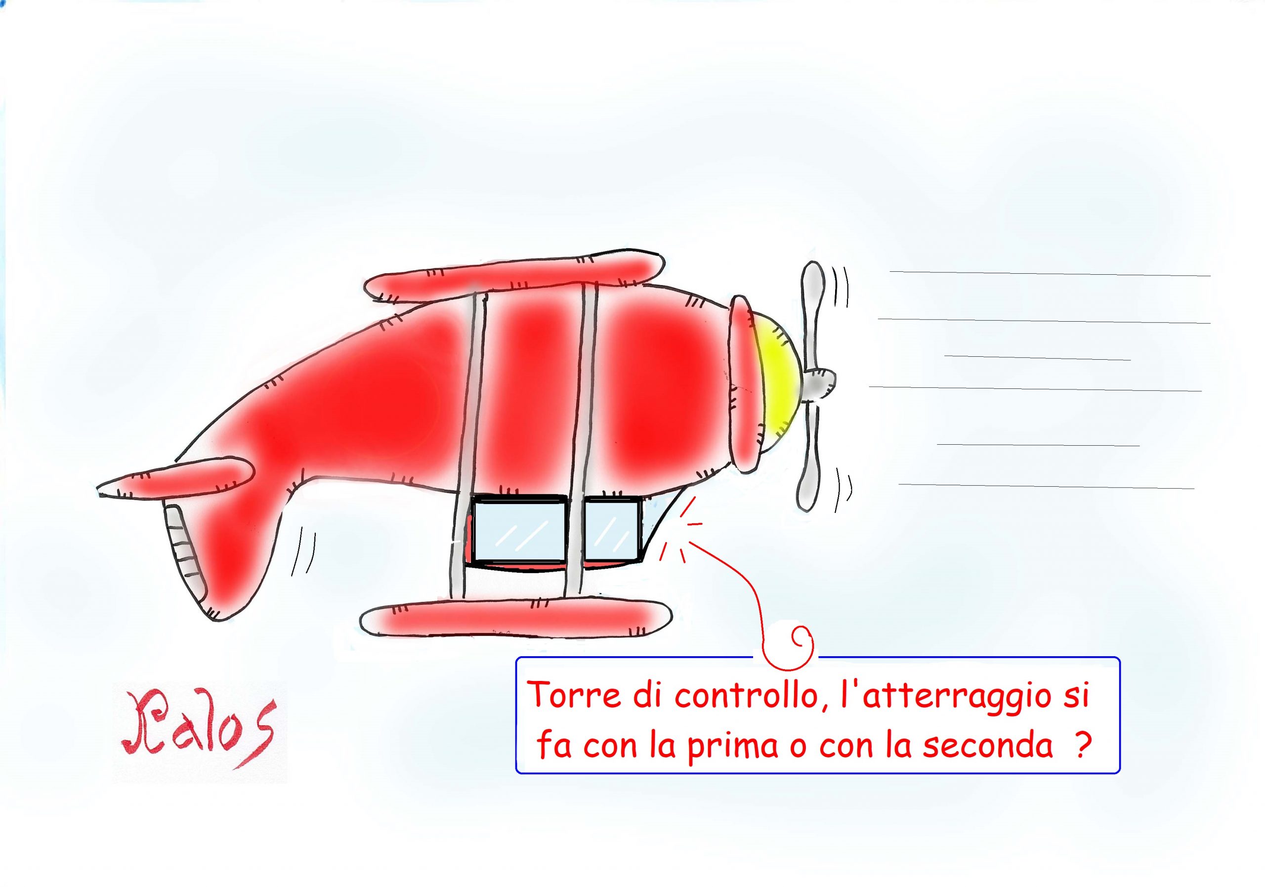 Un volo da ricordare.