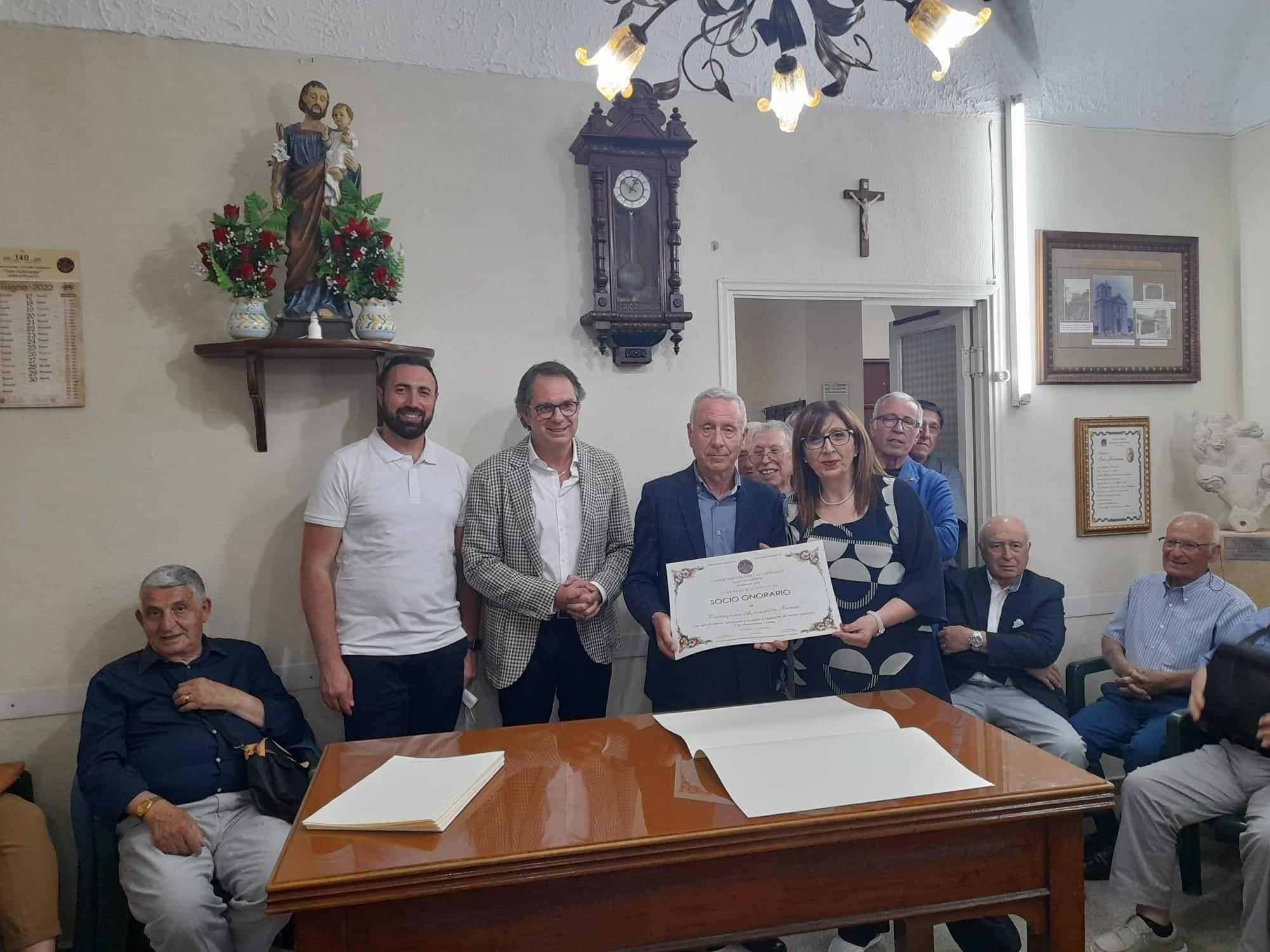 Serradifalco. Per il 140° anniversario della sua fondazione, il Circolo Artigiani San Giuseppe ha premiato i soci più longevi