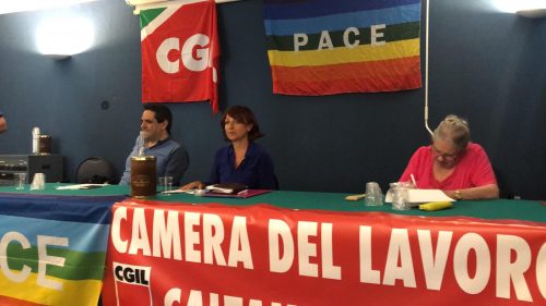 Caltanissetta, assemblea CGIL: pace, lavoro, democrazia e giustizia sociale sono le nostre parole