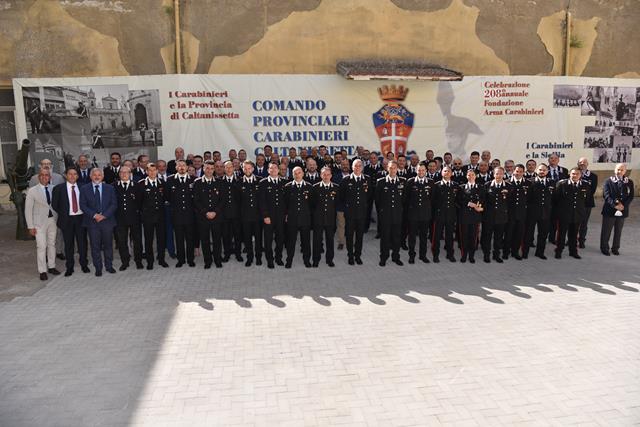 Caltanissetta, carabinieri: visita del generale di corpo d’armata Riccardo Galletta, comandante interregionale