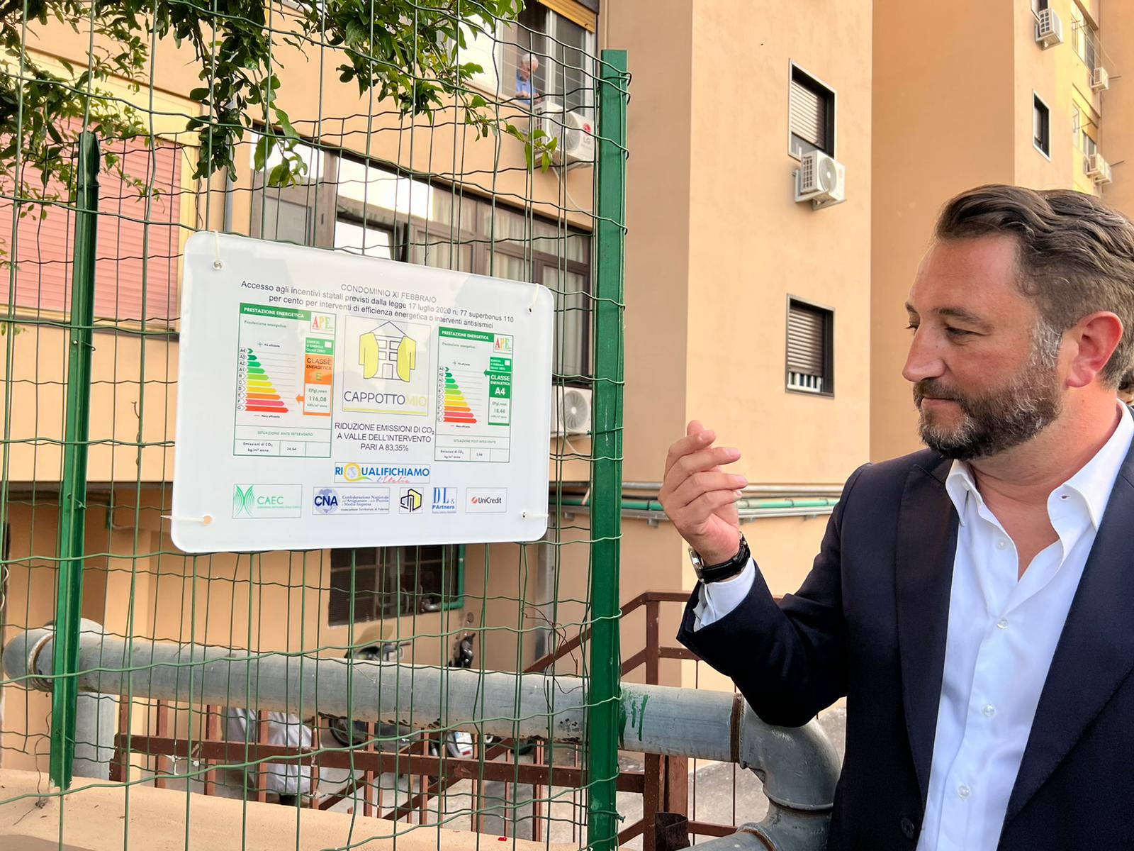 Sicilia, Cancelleri visita il primo cantiere CNA realizzato con il Superbonus 110