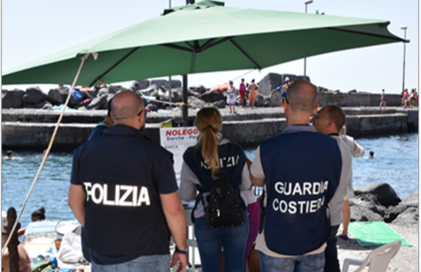 Attività abusiva di noleggio natanti scoperta dalla Polizia. Tra gli addetti anche un percettore del Reddito di cittadinanza