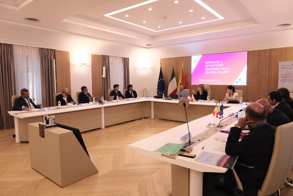 Palazzo Orléans, incontro Ocse-Regione: Sicilia fra le 4 regioni selezionate per potenziali attrattività dei territori