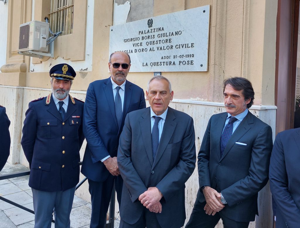 “Percorso della memoria”, il capo della Polizia Giannini a Palermo