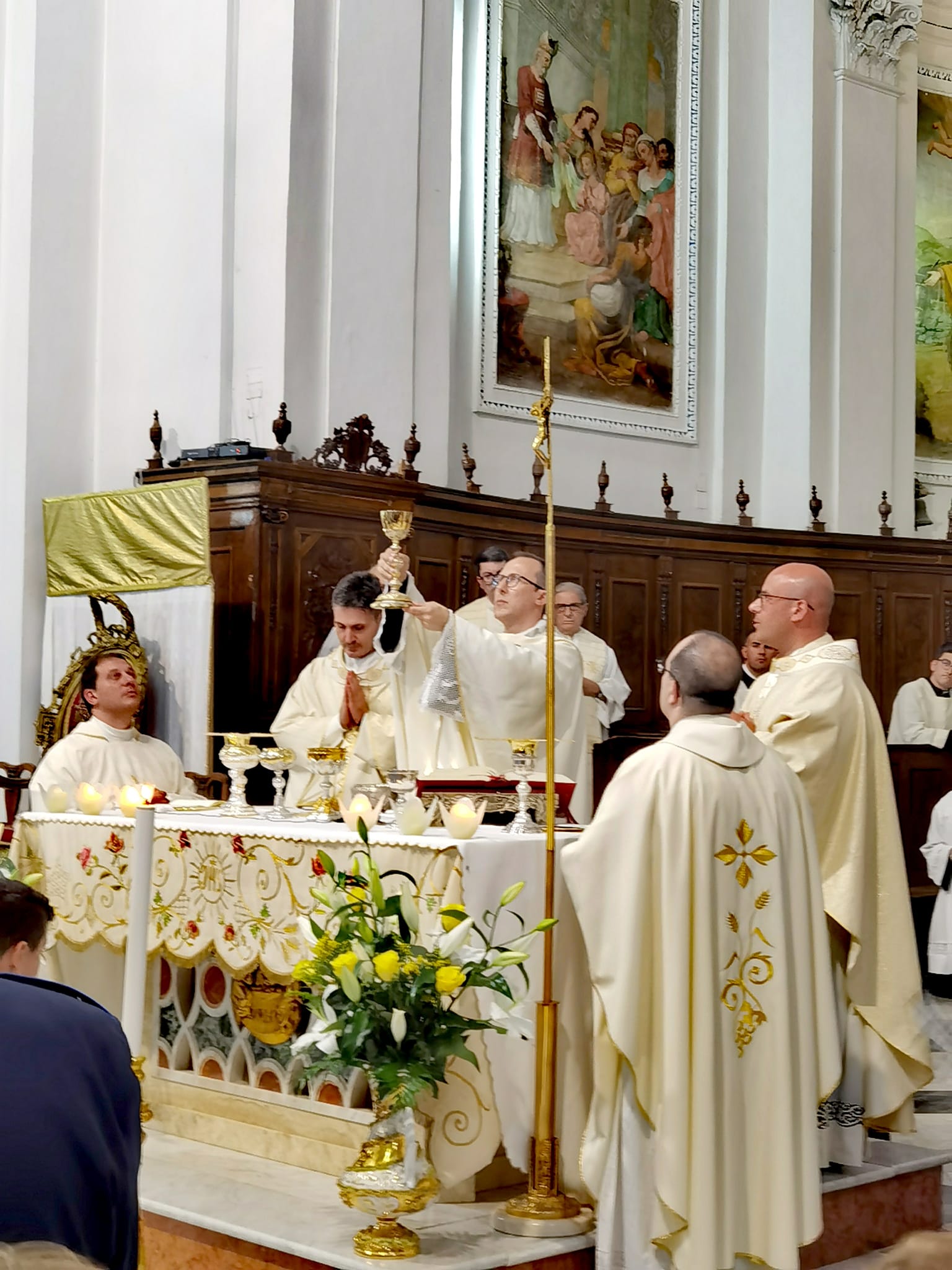 Santa Caterina, l’accoglienza, la cavalcata e la benedizione del novello sacerdote don Giuseppe Provenzano
