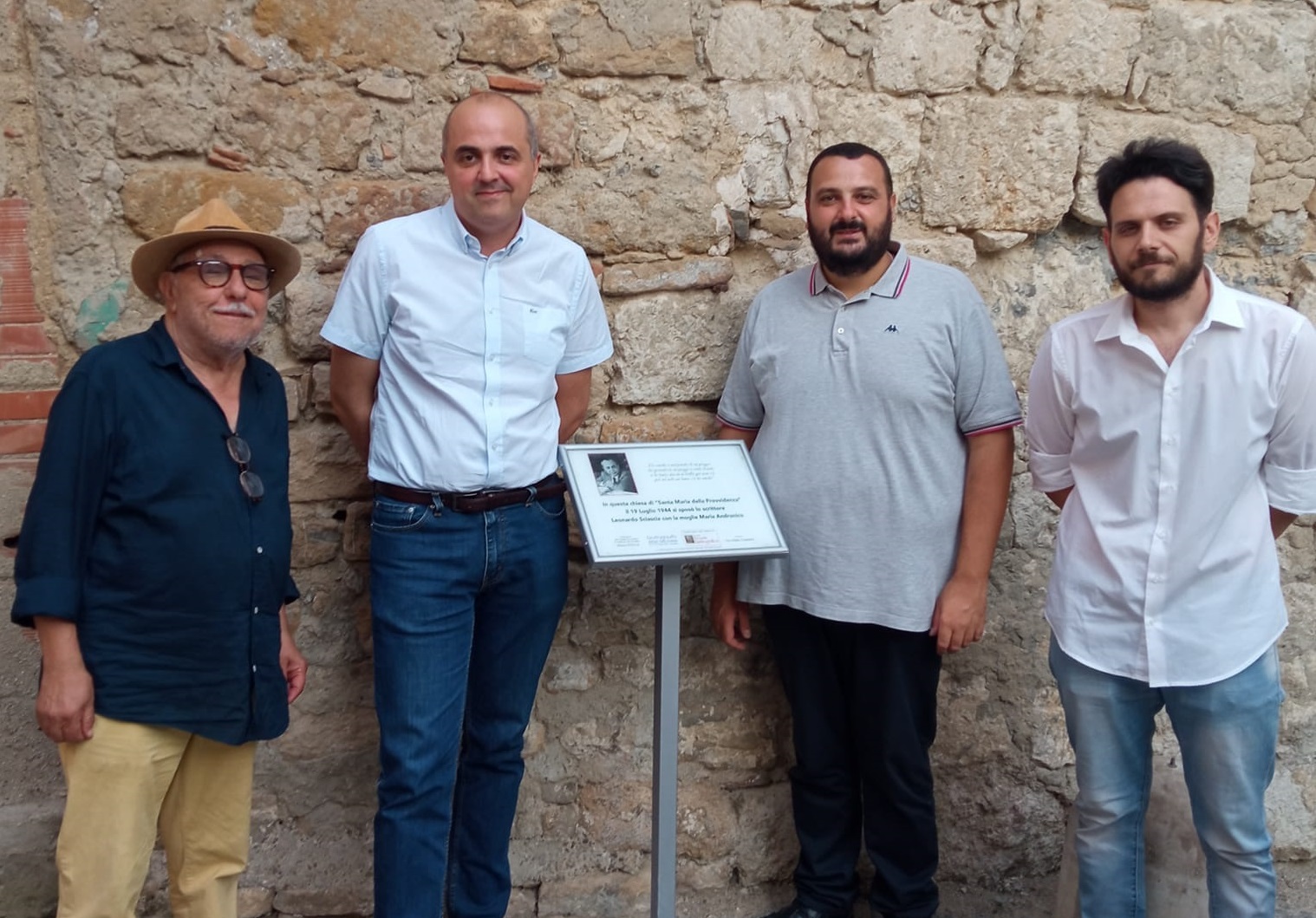 Caltanissetta, alla Provvidenza una targa per Sciascia: per ricordare il luogo del suo matrimonio