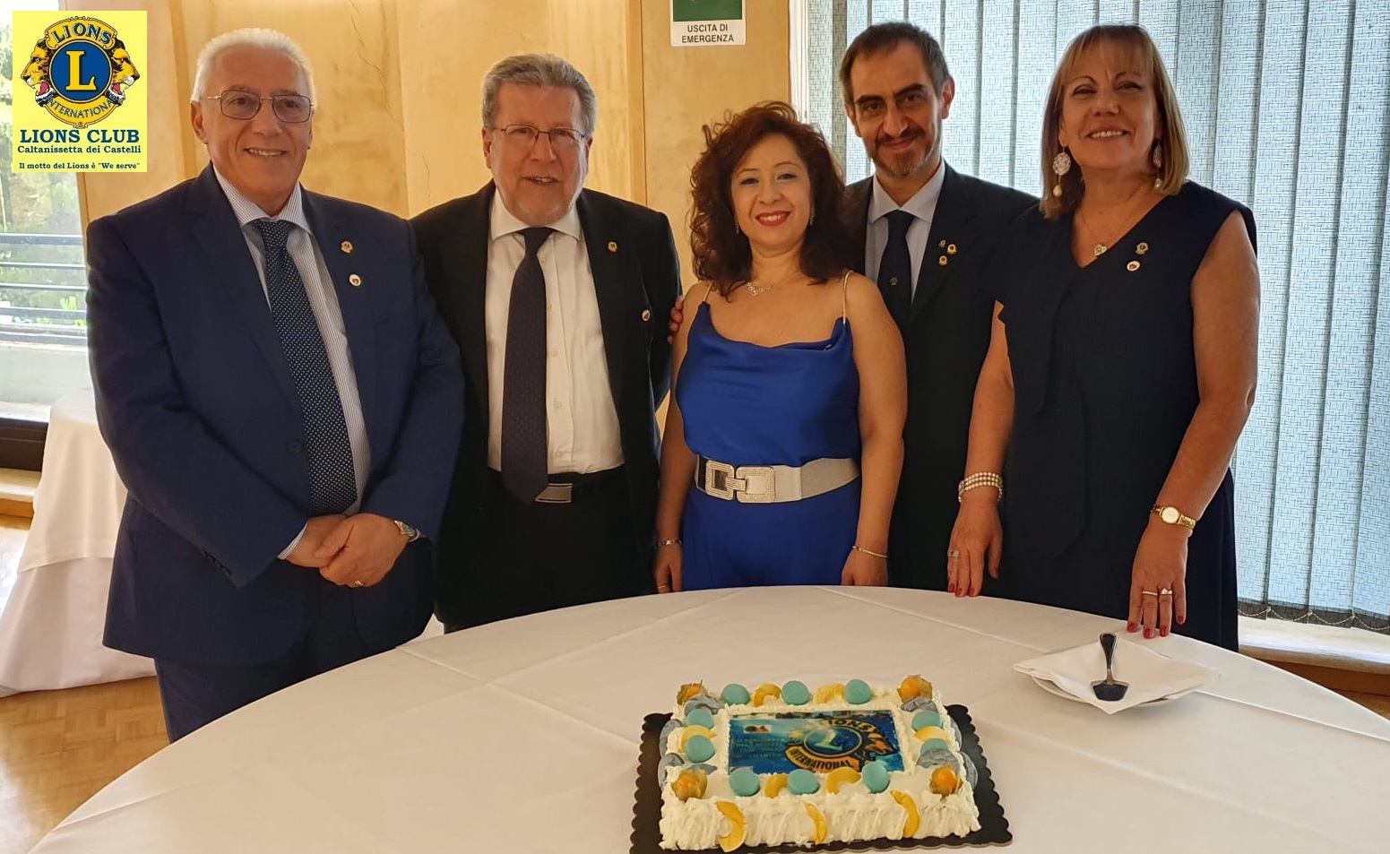 Al Lions Club Caltanissetta dei Castelli l’anniversario della consegna della Carta costitutiva