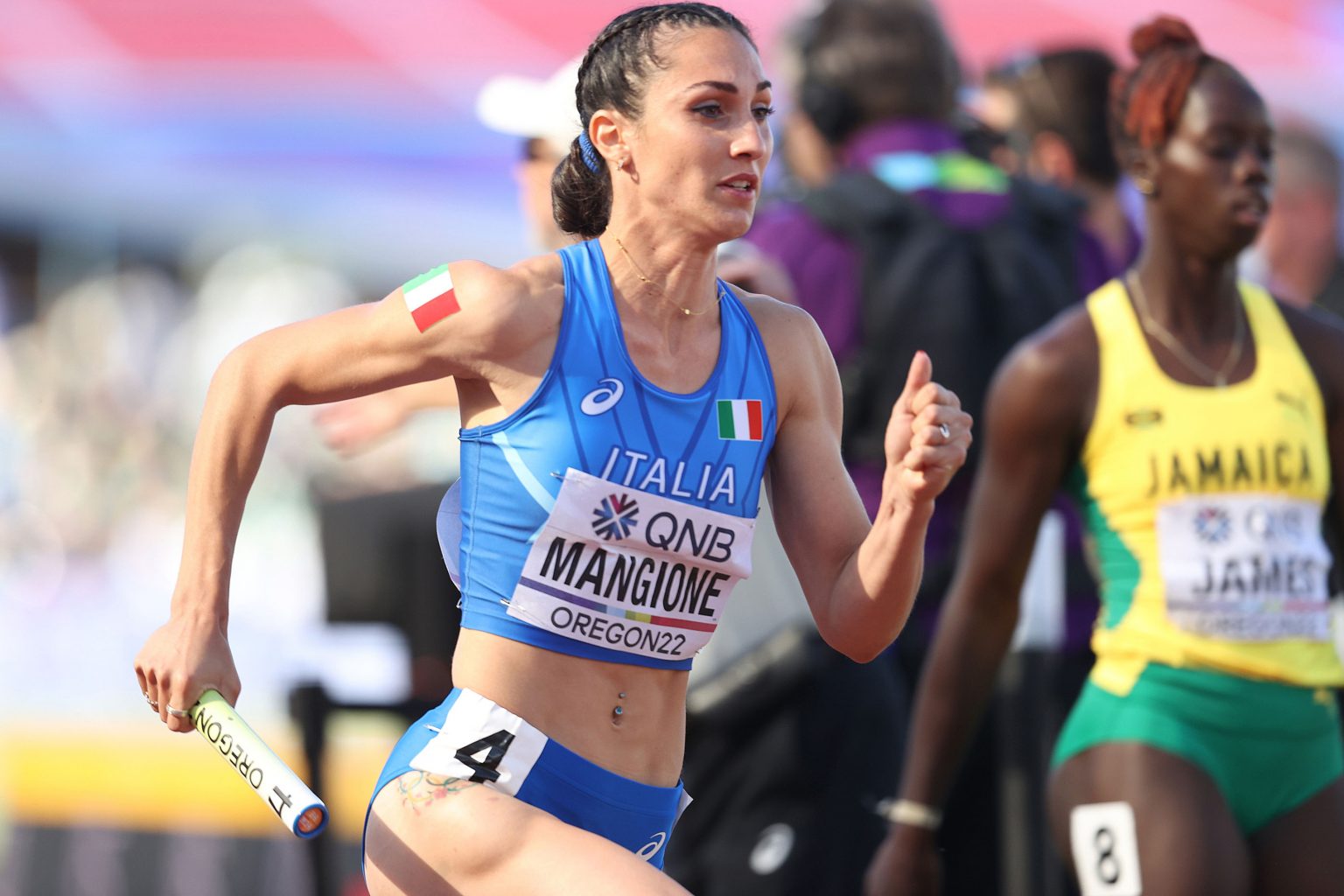 Ai Mondiali di Atletica leggera la niscemese Alice Mangione trascina in finale la Nazionale della 4×400