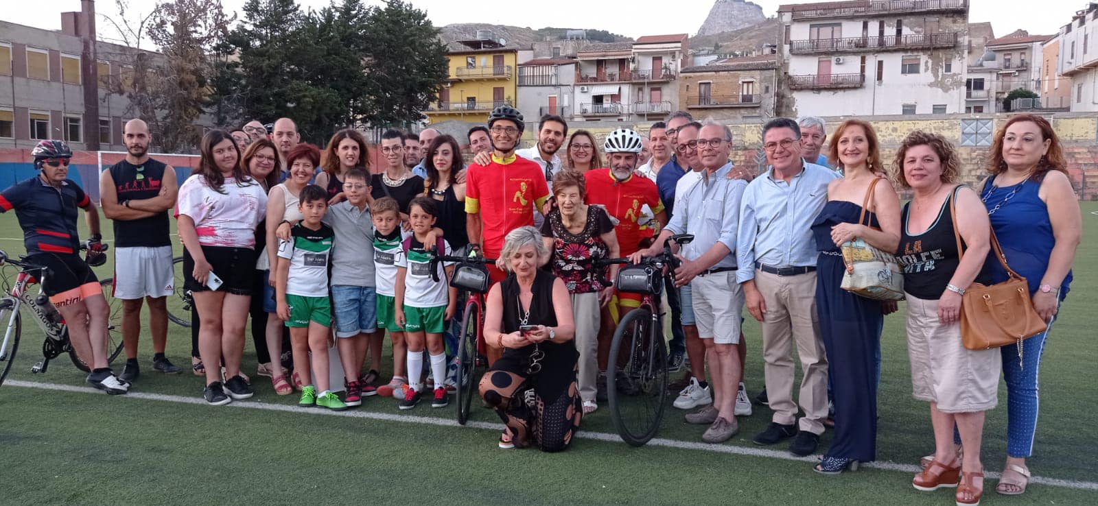 Campofranco. Traversata in bici da Roma a Campofranco per il 25° anniversario della morte del padre