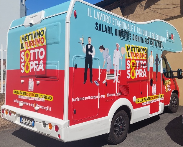 Caltanissetta, accoglierà il Camper dei diritti per la campagna “Turismo SottoSopra”