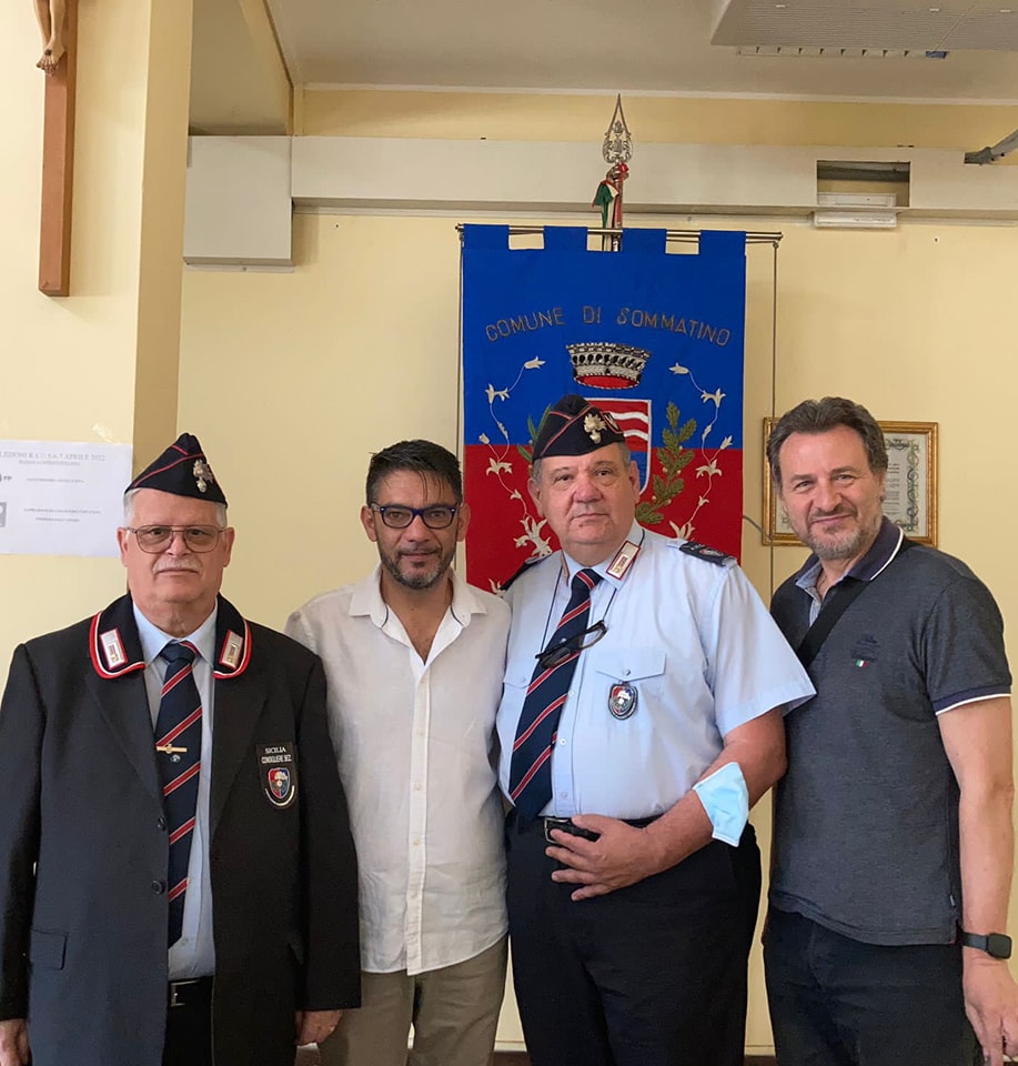 Sommatino. Il saluto dell’Associazione Nazionale Carabinieri al sindaco