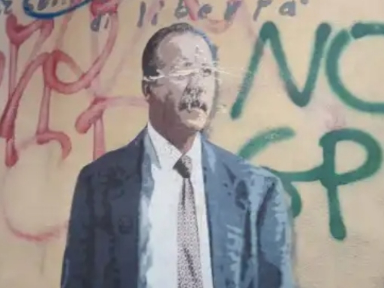 Vandalizzato murale di TvBoy su Paolo Borsellino a Palermo