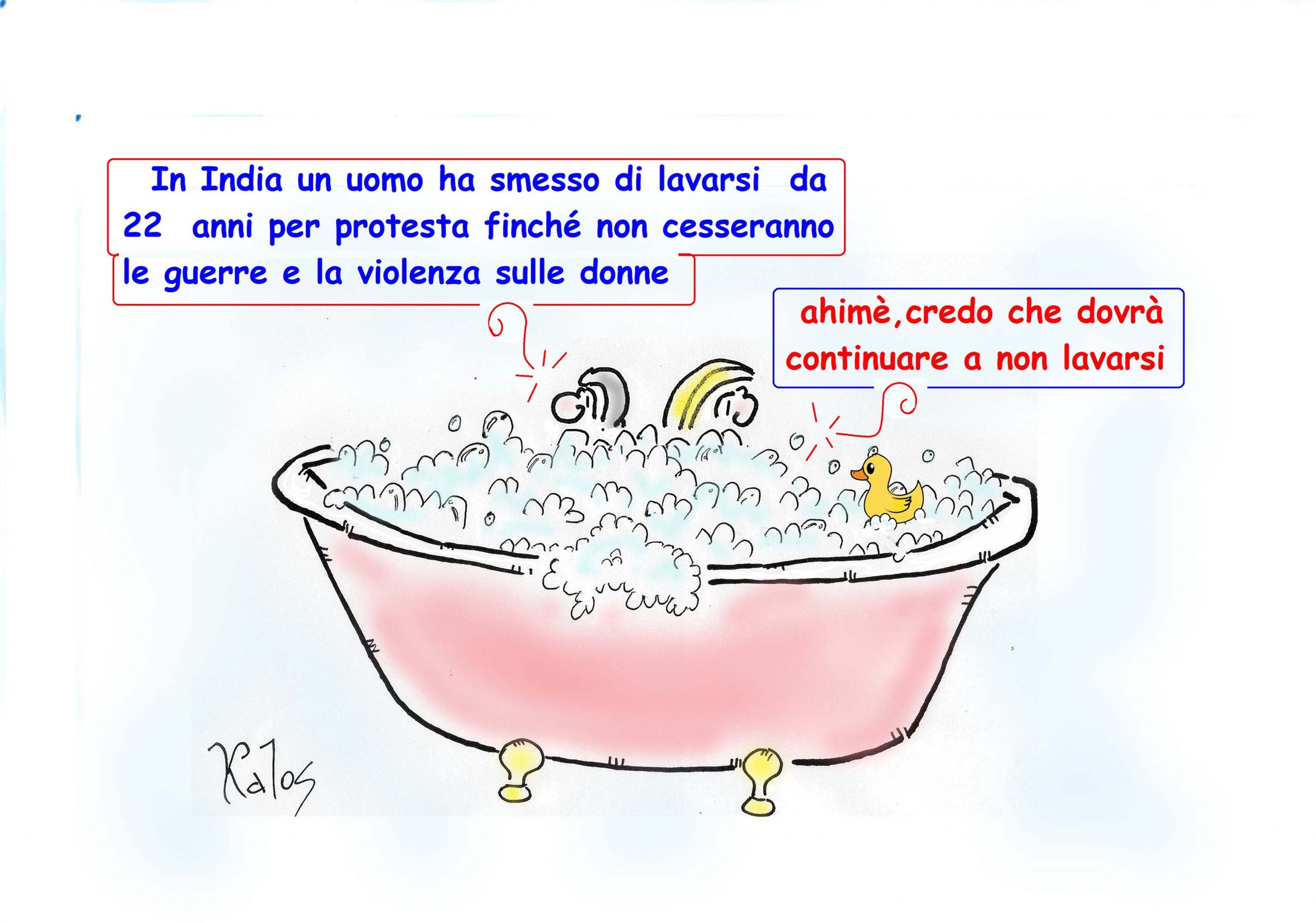 Una ” sporca” protesta.