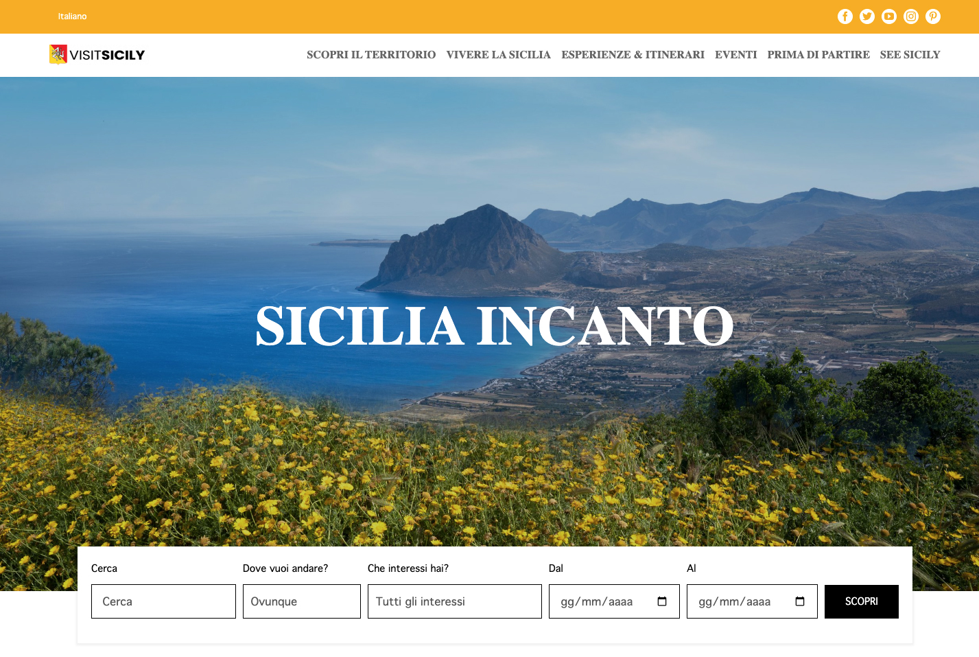 VisitSicily: online il portale turistico per ammirare le bellezze dell’isola tutto l’anno