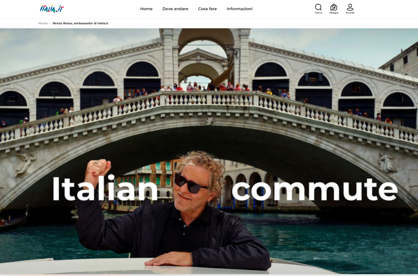 Turismo: Renzo Rosso testimonial Enit “veste l’Italia”