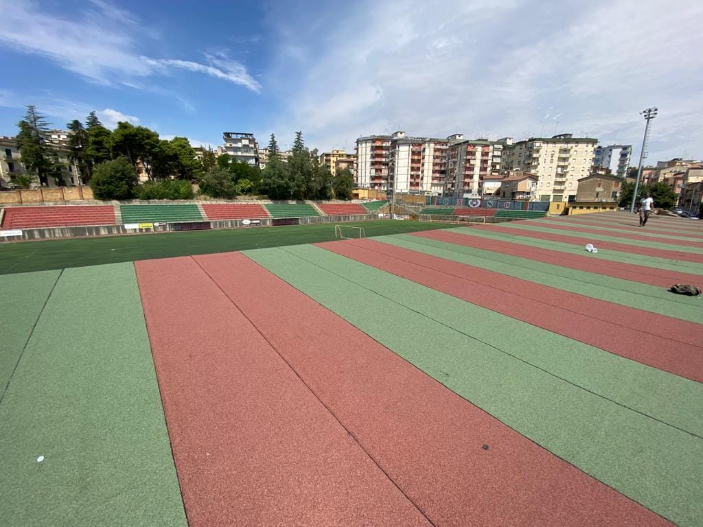 Completati dalla società Sancataldese i lavori di messa in sicurezza della Tribuna coperta dello stadio “Valentino Mazzola”